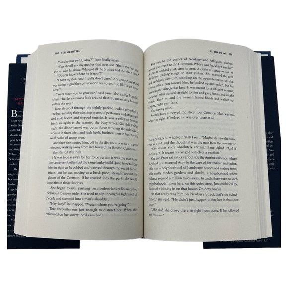RIZZOLI & ISLES LISTEN TO ME Hardback Book by Tess Gerritsen - Picture 5 of 11